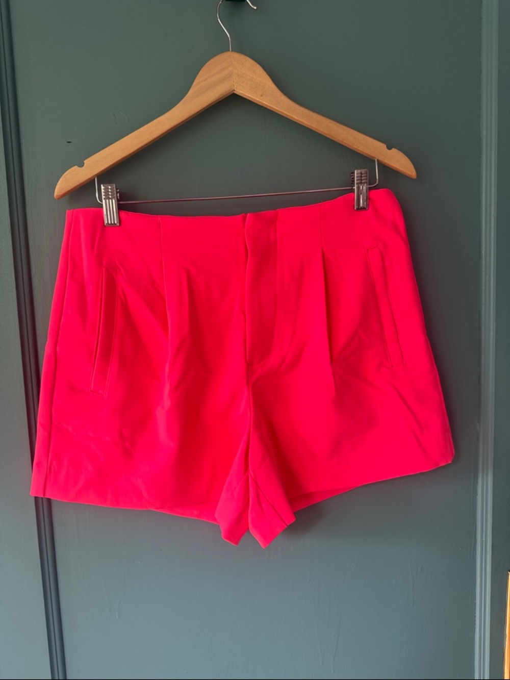 a new day Hot Pink High-Rise Tailored Shorts